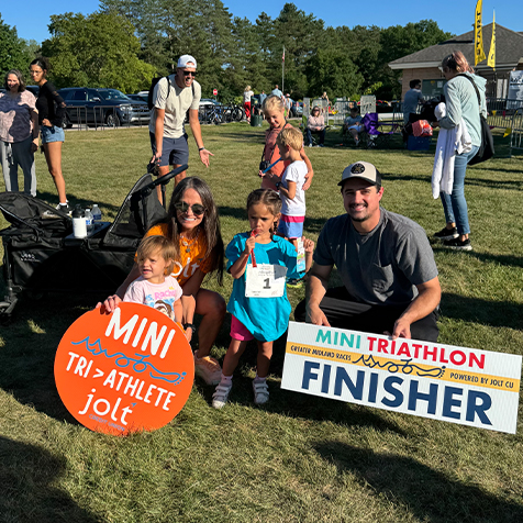 Jolt sponsored the 2025 Mini Tri-Kids Try in Midland, Michigan.