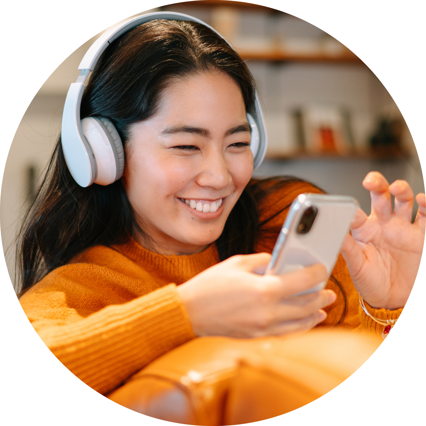 girl on phone