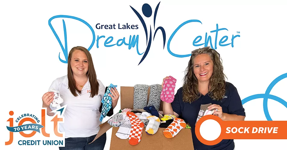 Matching Sock Drive: Great Lakes Dream Center