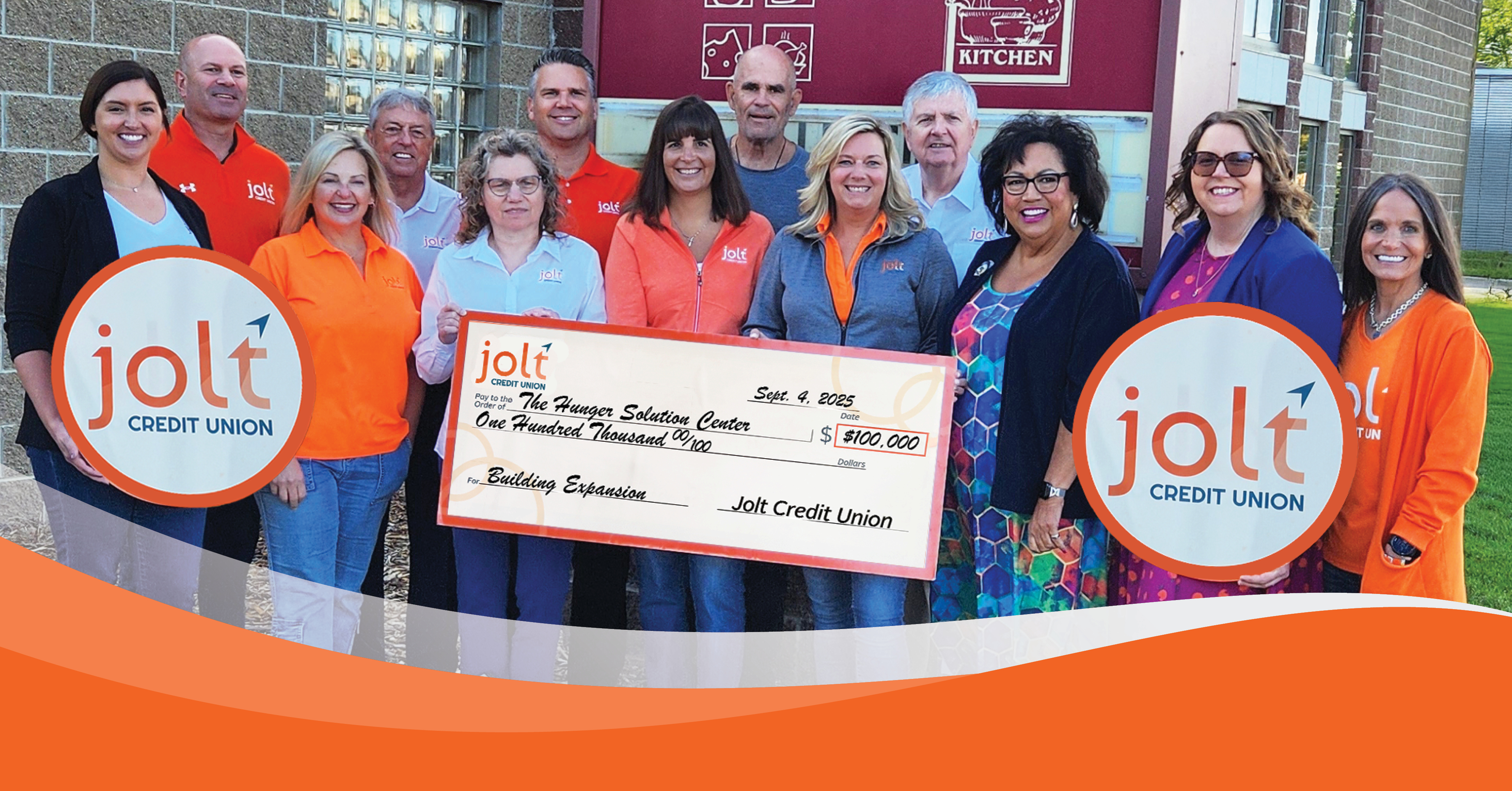 $100,000 to Fight Hunger