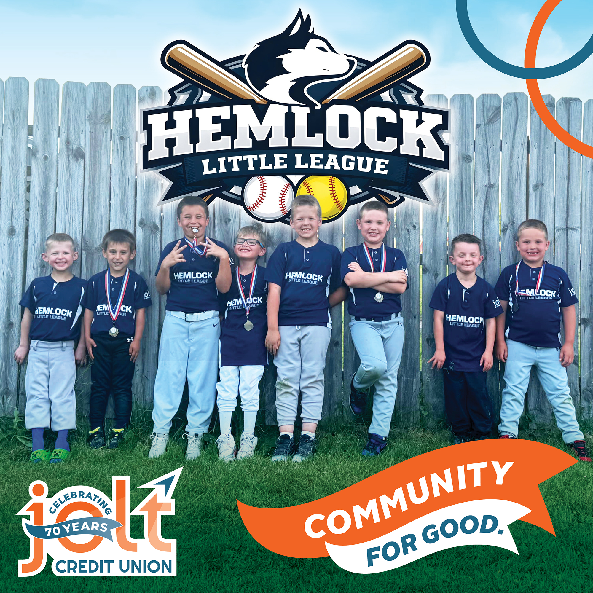 hemlock little league team