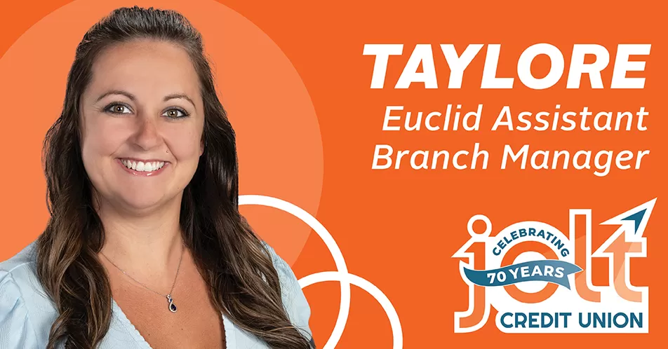 Picture of Taylore, the new assistant branch manager of Jolt's Euclid branch
