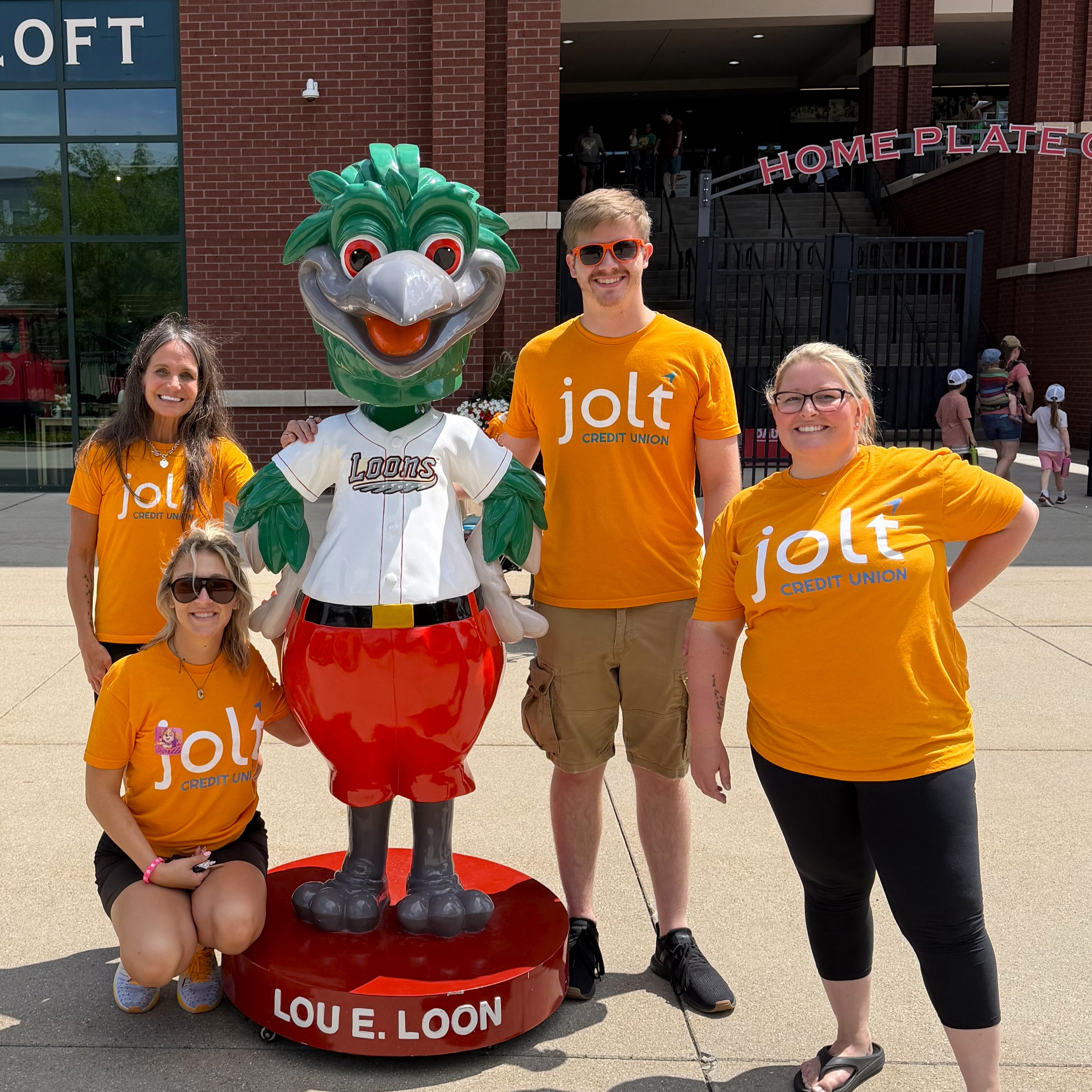 Jolt employees at the Paw Patrol event
