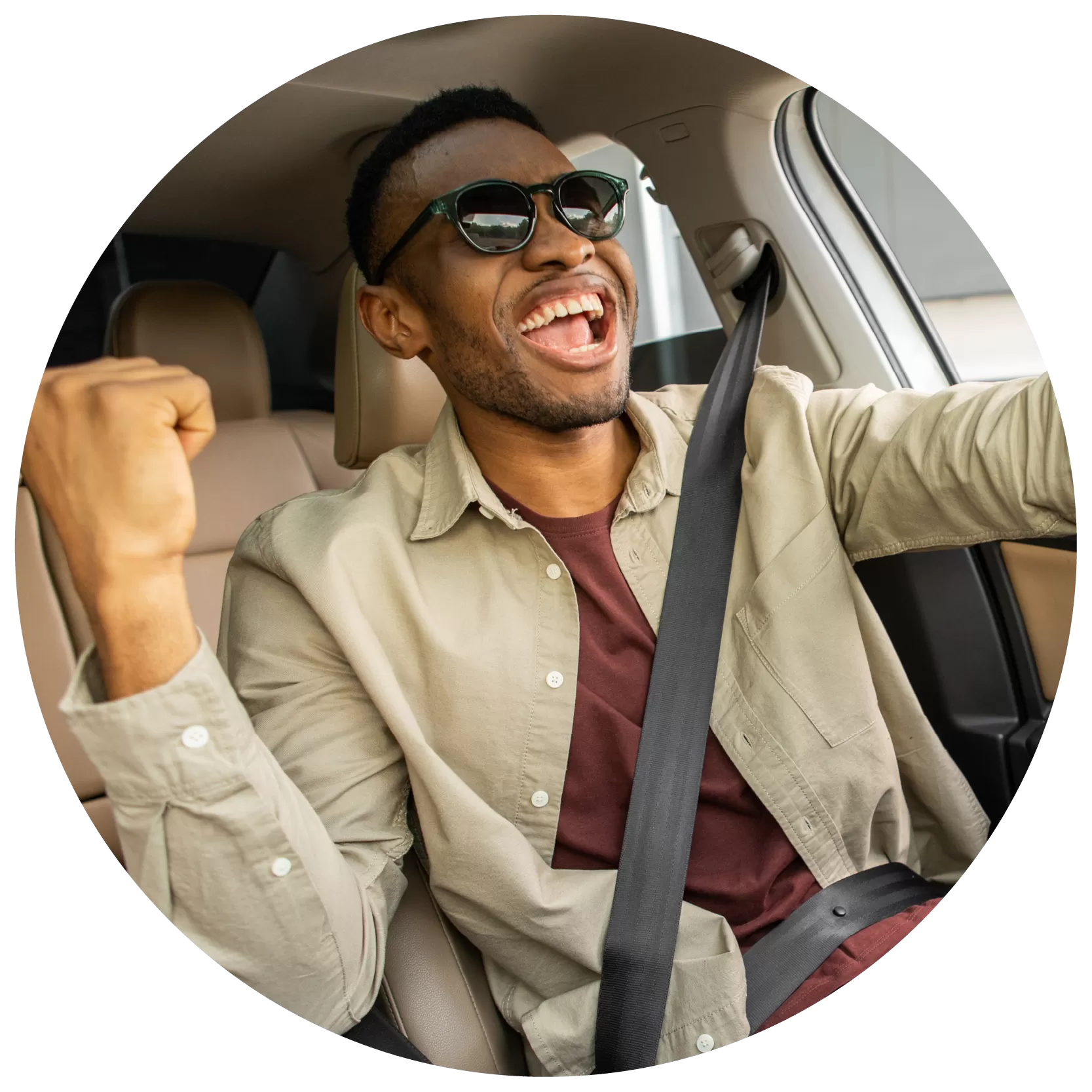 young male driver